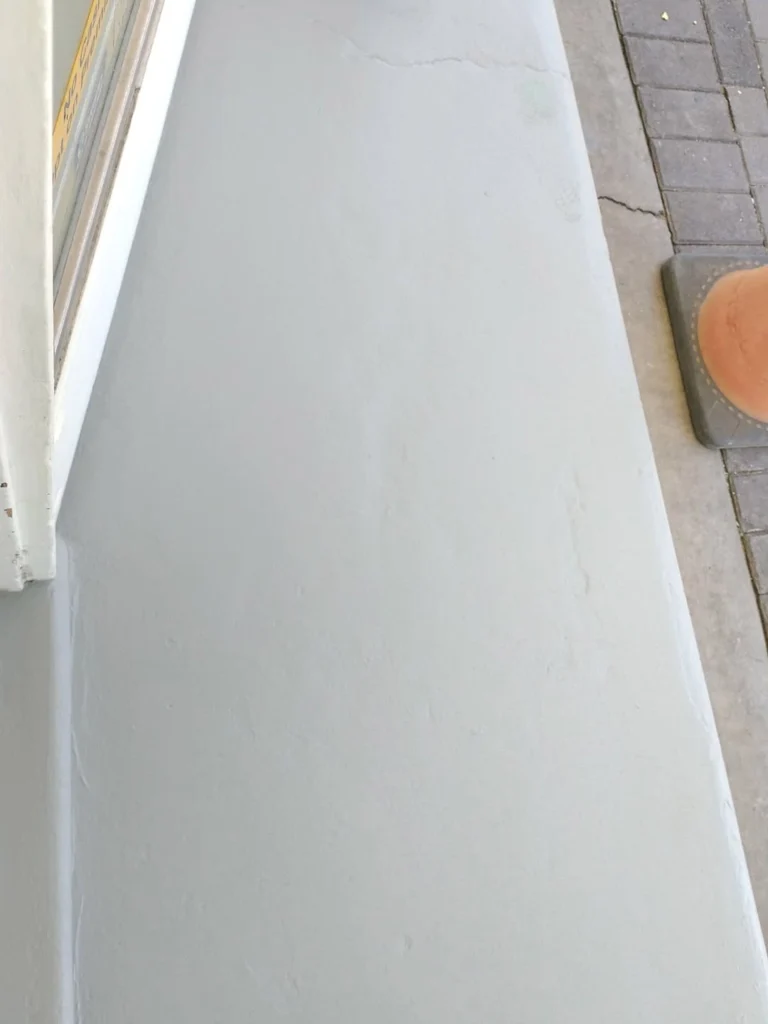 Epoxy coating failure showing damaged surface requiring professional repair in Adelaide
