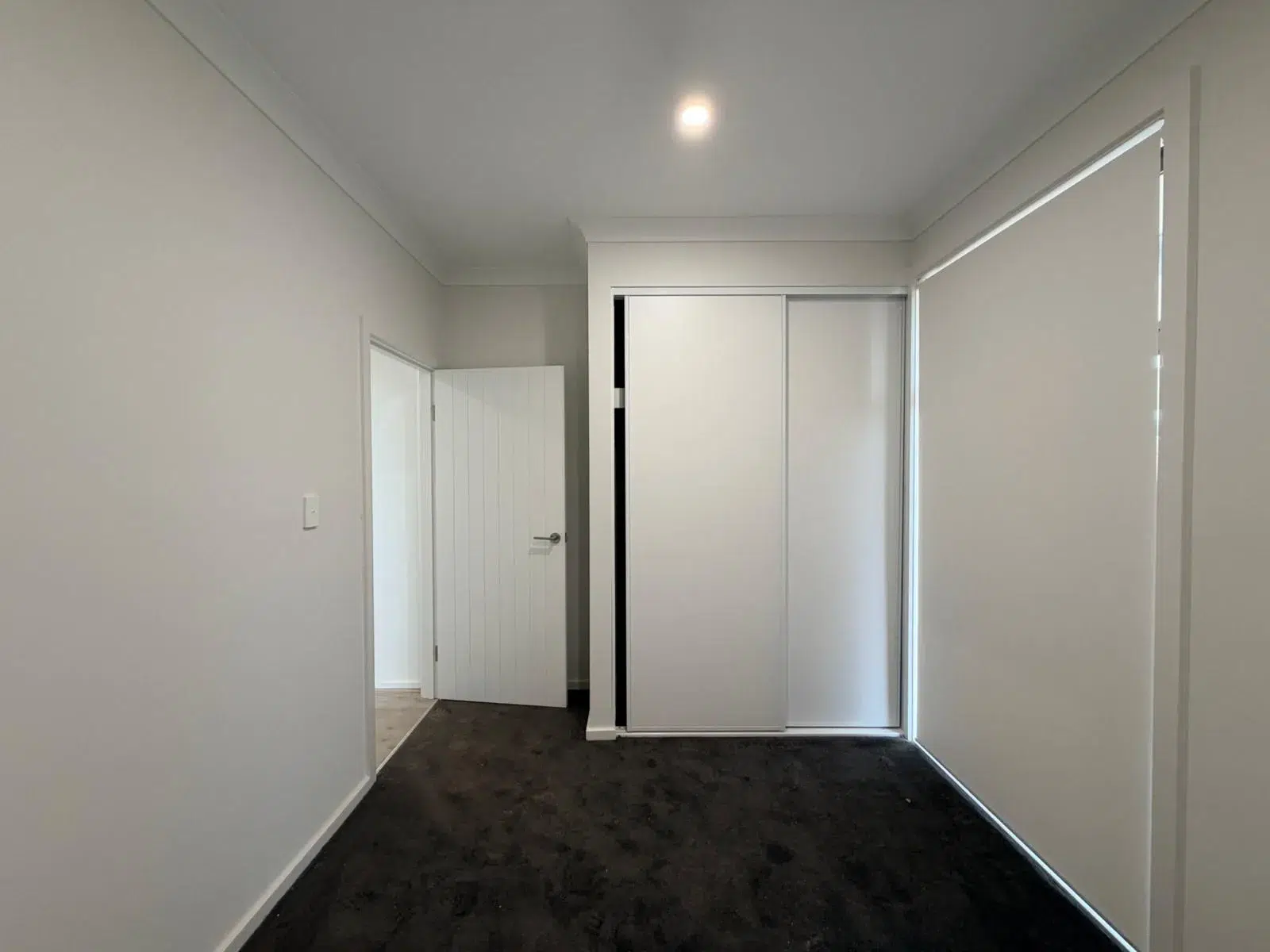 Completed interior painting project with a fresh, clean wall finish.